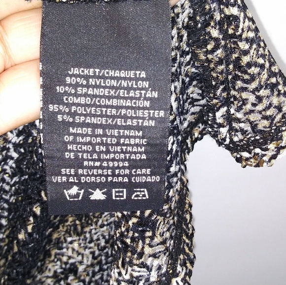 R&M Richards Draped Cardigan Sz 10P - Picture 5 of 5